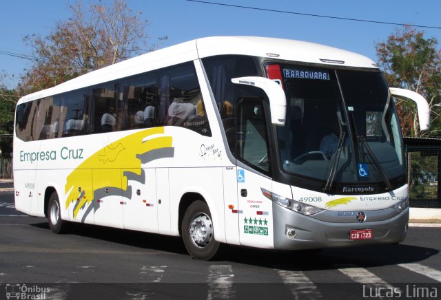 Empresa Cruz 49008 na cidade de Ribeirão Preto, São Paulo, Brasil, por Lucas Lima. ID da foto: 4659933.