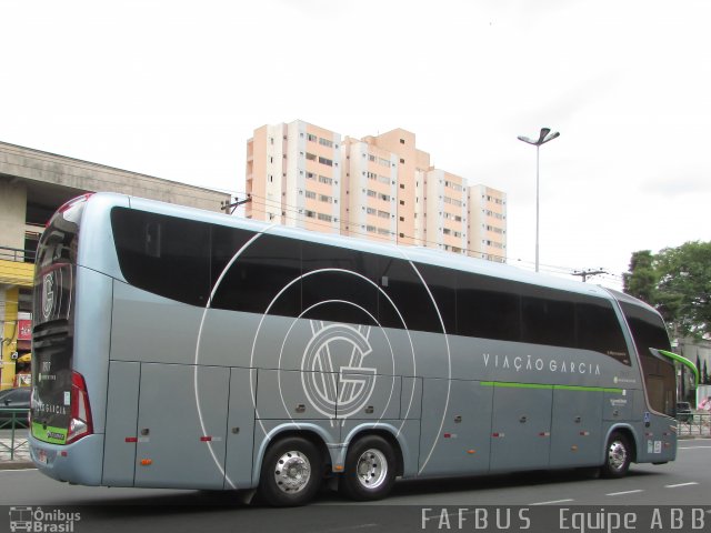 Viação Garcia 7917 na cidade de Sorocaba, São Paulo, Brasil, por Flavio Alberto Fernandes. Número da foto: #4657935.
