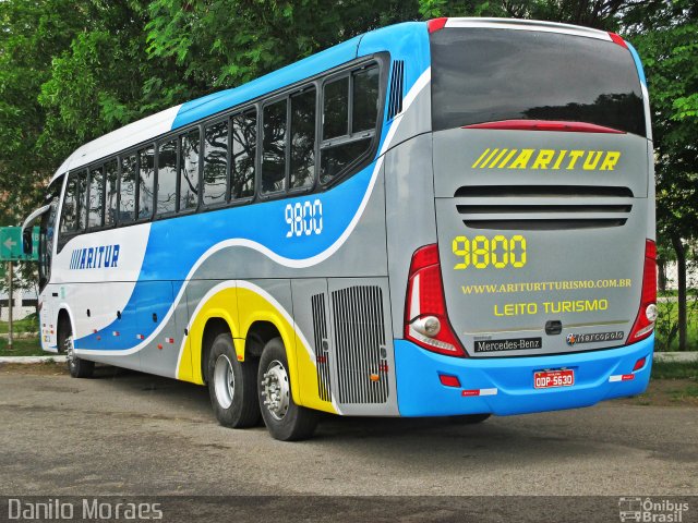 Aritur Transporte e Turismo 9800 na cidade de Vitória, Espírito Santo, Brasil, por Danilo Moraes. Número da foto: #4658498.