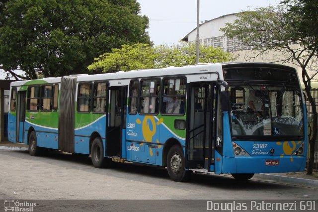 Expresso Santa Paula 23187 na cidade de Vila Velha, Espírito Santo, Brasil, por Douglas Paternezi. Número da foto: #4658992.