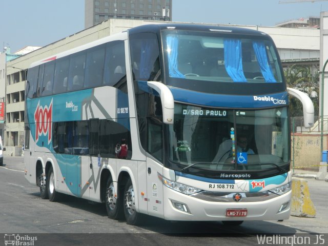 Auto Viação 1001 RJ 108.712 na cidade de Rio de Janeiro, Rio de Janeiro, Brasil, por Wellington de Jesus Santos. Número da foto: #4659705.