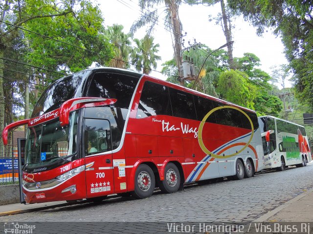 Nova Ita-Wag Transportes 700 na cidade de Petrópolis, Rio de Janeiro, Brasil, por Victor Henrique. Número da foto: #4658848.