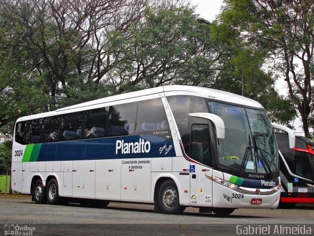 Planalto Transportes 3024 na cidade de São Paulo, São Paulo, Brasil, por Gabriel Almeida. Número da foto: #4662073.