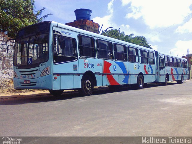 Aliança Transportes Urbanos 21016 na cidade de Fortaleza, Ceará, Brasil, por Matheus Lima Teixeira. Número da foto: #4660762.