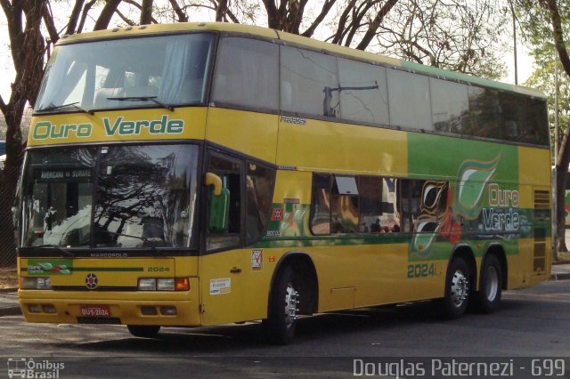 Auto Viação Ouro Verde 2024 na cidade de São Paulo, São Paulo, Brasil, por Douglas Paternezi. ID da foto: 4661093.