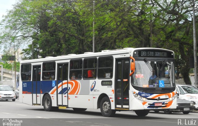 SBC Trans 1573 na cidade de São Bernardo do Campo, São Paulo, Brasil, por Ricardo Luiz. ID da foto: 4661942.