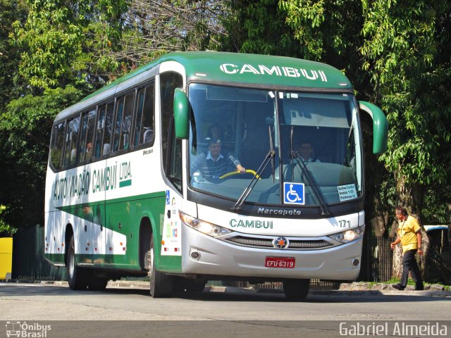 Auto Viação Cambuí 171 na cidade de São Paulo, São Paulo, Brasil, por Gabriel Almeida. Número da foto: #4664857.