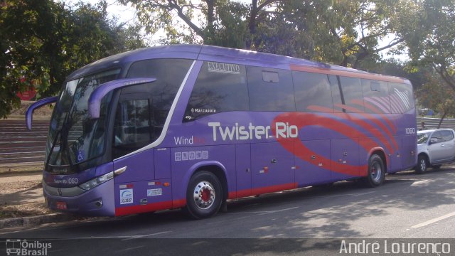 Twister Rio Transporte e Turismo 1060 na cidade de Ipatinga, Minas Gerais, Brasil, por André Lourenço de Freitas. ID da foto: 4664186.