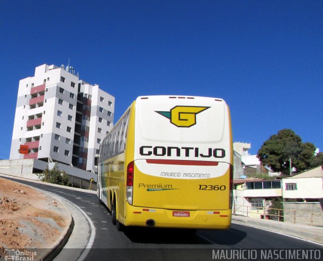 Empresa Gontijo de Transportes 12360 na cidade de Belo Horizonte, Minas Gerais, Brasil, por Maurício Nascimento. Número da foto: #4664480.