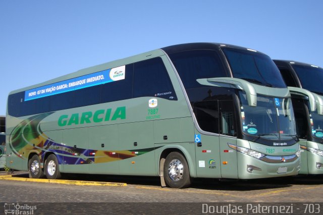 Viação Garcia 7887 na cidade de Londrina, Paraná, Brasil, por Douglas Paternezi. Número da foto: #4663919.