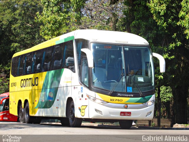 Empresa Gontijo de Transportes 18740 na cidade de São Paulo, São Paulo, Brasil, por Gabriel Almeida. Número da foto: #4664850.