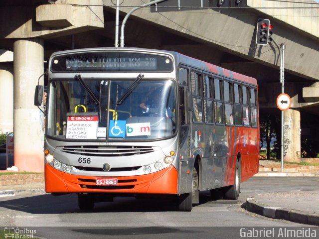 Viação Osasco 656 na cidade de Osasco, São Paulo, Brasil, por Gabriel Almeida. Número da foto: #4664877.