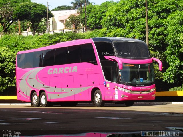 Viação Garcia 7169 na cidade de Londrina, Paraná, Brasil, por Lucas Oliveira . ID da foto: 4667295.