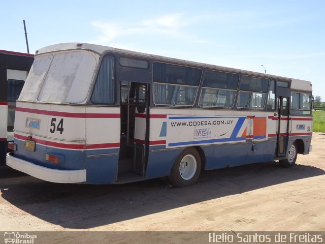 CODESA - Compañia Omnibuseira del Este 54 na cidade de Maldonado, Maldonado, Uruguai, por Helio Santos de Freitas. Número da foto: #4666041.