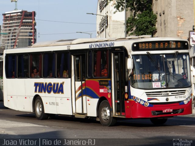 Transportadora Tinguá RJ 156.132 na cidade de Rio de Janeiro, Rio de Janeiro, Brasil, por João Victor. ID da foto: 4668129.