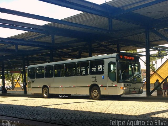 Auto Viação São José dos Pinhais EL069 na cidade de Curitiba, Paraná, Brasil, por Felipe Aquino da Silva. ID da foto: 3963890.