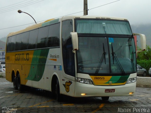 Empresa Gontijo de Transportes 11855 na cidade de Coronel Fabriciano, Minas Gerais, Brasil, por Abner Pereira. ID da foto: 3962368.