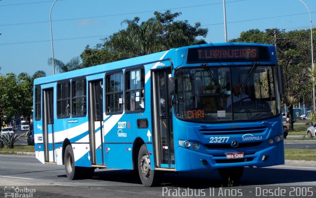 Expresso Santa Paula 23277 na cidade de Serra, Espírito Santo, Brasil, por Cristiano Soares da Silva. ID da foto: 3963366.