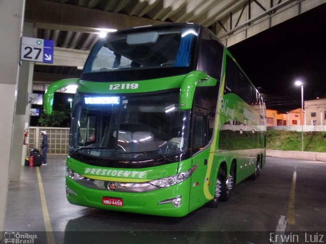 Viação Presidente 12119 na cidade de Ribeirão Preto, São Paulo, Brasil, por Erwin  Luiz. Número da foto: #3962078.
