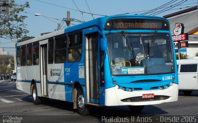 TUPI - Transportes Urbanos Piratininga 6 2062 na cidade de São Paulo, São Paulo, Brasil, por Cristiano Soares da Silva. Número da foto: #3963356.