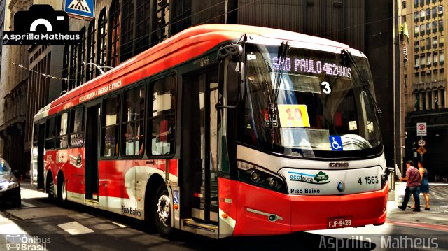 Himalaia Transportes > Ambiental Transportes Urbanos 4 1563 na cidade de São Paulo, São Paulo, Brasil, por Asprilla Matheus. ID da foto: 3962163.