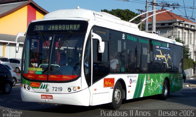 Metra - Sistema Metropolitano de Transporte 7219 na cidade de São Paulo, São Paulo, Brasil, por Cristiano Soares da Silva. ID da foto: 3963350.