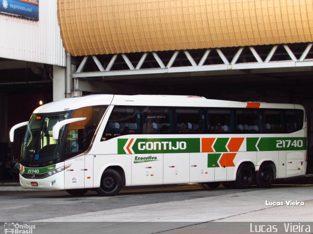 Empresa Gontijo de Transportes 21740 na cidade de Rio de Janeiro, Rio de Janeiro, Brasil, por Lucas Vieira. ID da foto: 3963998.