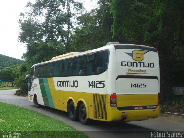 Empresa Gontijo de Transportes 14125 na cidade de Manhuaçu, Minas Gerais, Brasil, por Fábio Sales. ID da foto: 3962859.