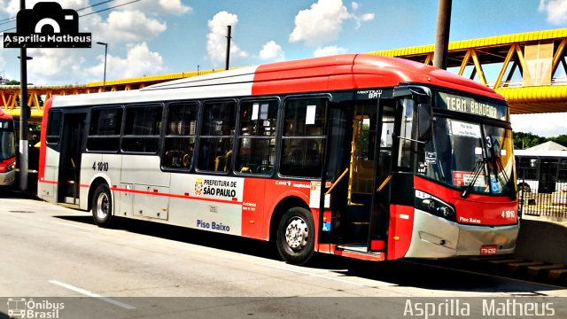 Himalaia Transportes > Ambiental Transportes Urbanos 4 1010 na cidade de São Paulo, São Paulo, Brasil, por Asprilla Matheus. ID da foto: 3963313.