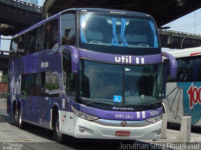 UTIL - União Transporte Interestadual de Luxo 11201 na cidade de Rio de Janeiro, Rio de Janeiro, Brasil, por Jonathan Silva Figueiredo. Número da foto: #3961799.