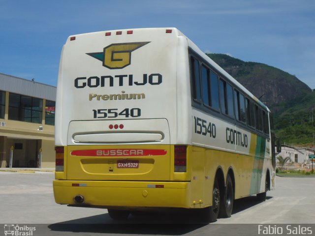 Empresa Gontijo de Transportes 15540 na cidade de Guarapari, Espírito Santo, Brasil, por Fábio Sales. ID da foto: 3983748.