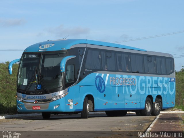 Auto Viação Progresso 6155 na cidade de Natal, Rio Grande do Norte, Brasil, por Nícolas Vitorino Lopes. Número da foto: #3985396.