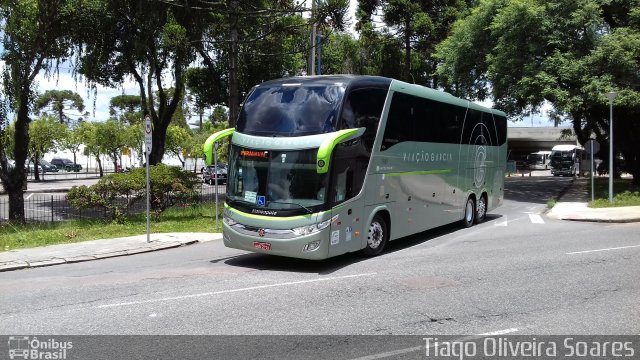 Viação Garcia 7987 na cidade de Curitiba, Paraná, Brasil, por Thiago Oliveira Zukerman. Número da foto: #3985672.
