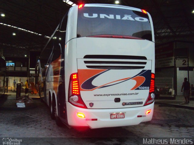 Expresso União 10259 na cidade de Vitória, Espírito Santo, Brasil, por Matheus Mendes. Número da foto: #3984509.