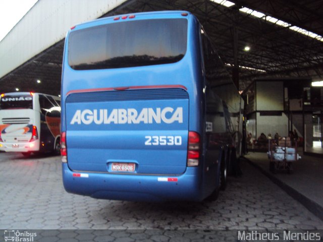 Viação Águia Branca 23530 na cidade de Vitória, Espírito Santo, Brasil, por Matheus Mendes. Número da foto: #3984515.