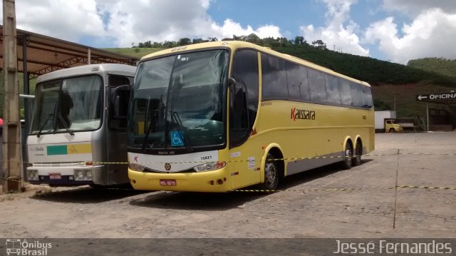 Kaissara - Viação Caiçara 15821 na cidade de Manhuaçu, Minas Gerais, Brasil, por Jessé Fernandes. ID da foto: 3984276.