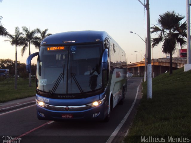 Viação Águia Branca 26710 na cidade de Vitória, Espírito Santo, Brasil, por Matheus Mendes. ID da foto: 3984527.