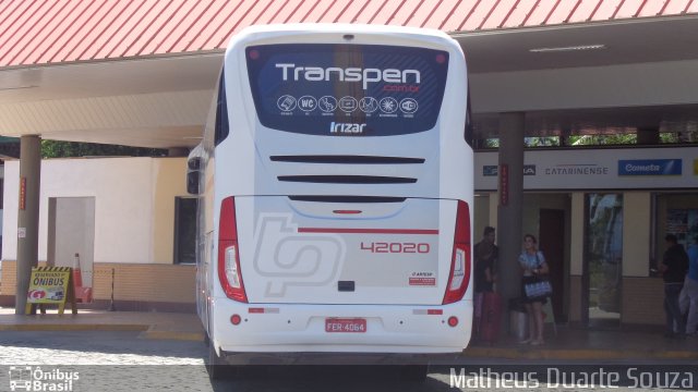 Transpen Transporte Coletivo e Encomendas 42020 na cidade de Registro, São Paulo, Brasil, por Matheus Duarte Souza. Número da foto: #3984891.