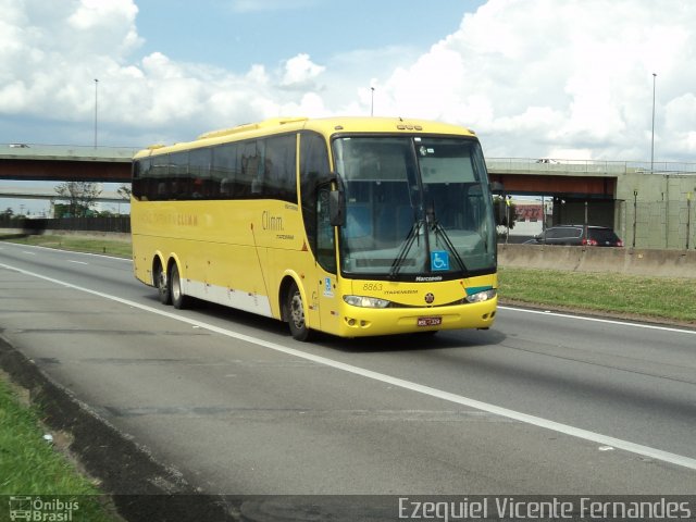 Viação Itapemirim 8863 na cidade de São José dos Campos, São Paulo, Brasil, por Ezequiel Vicente Fernandes. ID da foto: 3985754.