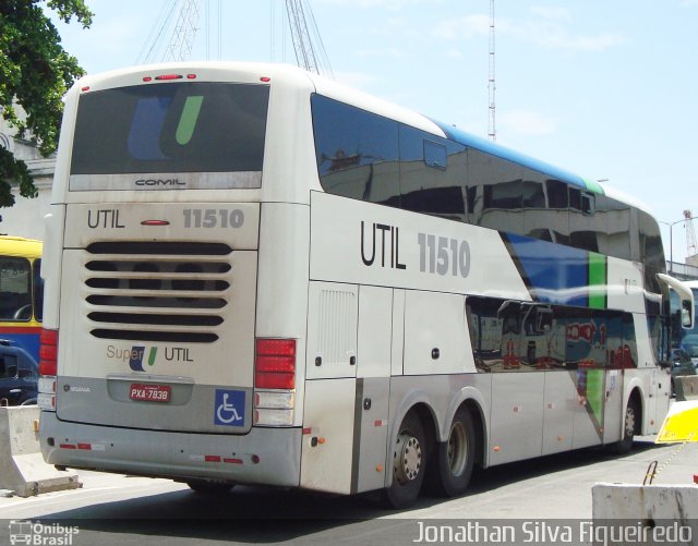 UTIL - União Transporte Interestadual de Luxo 11510 na cidade de Rio de Janeiro, Rio de Janeiro, Brasil, por Jonathan Silva Figueiredo. Número da foto: #3985768.