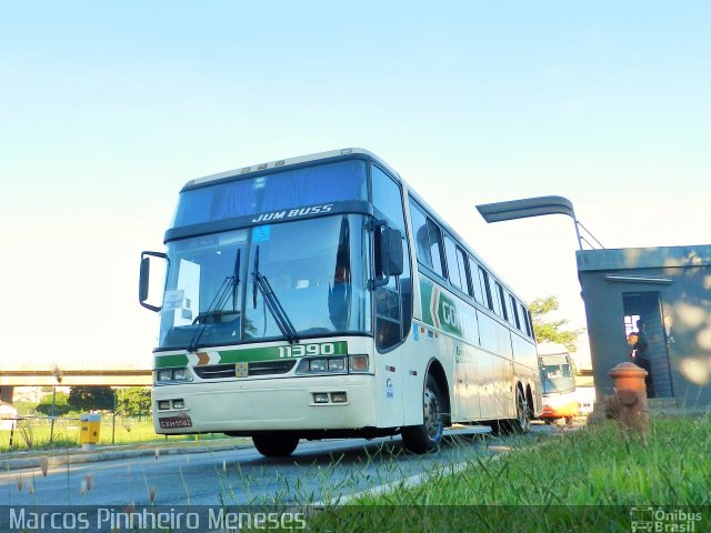 Empresa Gontijo de Transportes 11390 na cidade de Vitória, Espírito Santo, Brasil, por Marcos Pinnheiro Meneses. ID da foto: 3984749.