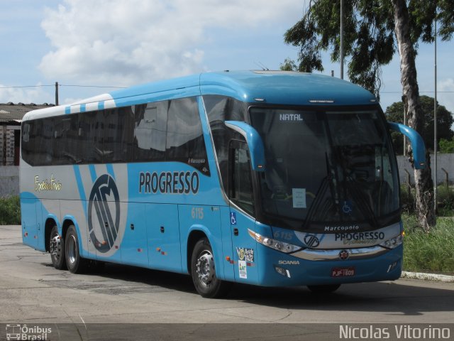 Auto Viação Progresso 6115 na cidade de Natal, Rio Grande do Norte, Brasil, por Nícolas Vitorino Lopes. Número da foto: #3985374.