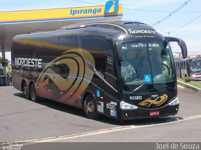 Expresso Nordeste 5020 na cidade de Campinas, São Paulo, Brasil, por Joel de Souza. Número da foto: #3984162.