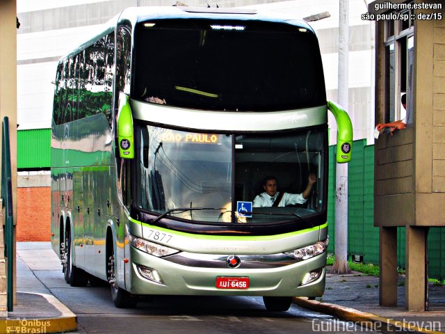 Viação Garcia 7877 na cidade de São Paulo, São Paulo, Brasil, por Guilherme Estevan. ID da foto: 3984910.