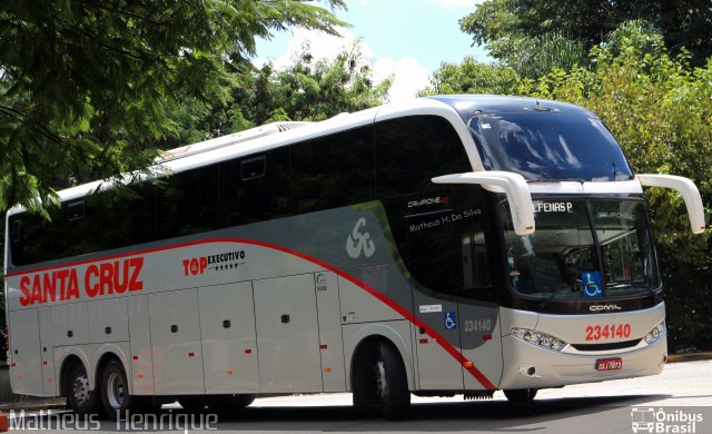 Viação Santa Cruz 234140 na cidade de São Paulo, São Paulo, Brasil, por Matheus Henrique. Número da foto: #3984643.