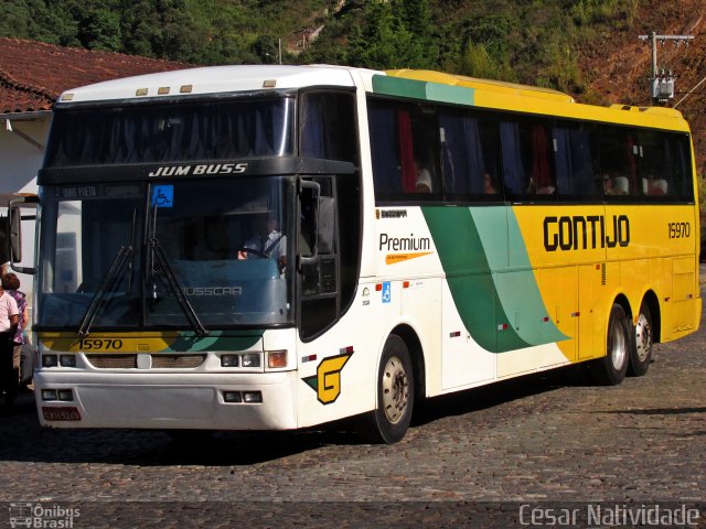 Empresa Gontijo de Transportes 15970 na cidade de Ouro Preto, Minas Gerais, Brasil, por César Natividade. ID da foto: 3985533.