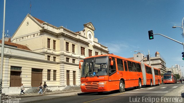 Transporte Coletivo Glória BD134 na cidade de Curitiba, Paraná, Brasil, por Luiz Felipe Ferreira. ID da foto: 3984476.