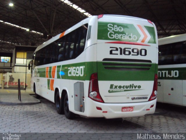 Cia. São Geraldo de Viação 21690 na cidade de Vitória, Espírito Santo, Brasil, por Matheus Mendes. ID da foto: 3984508.