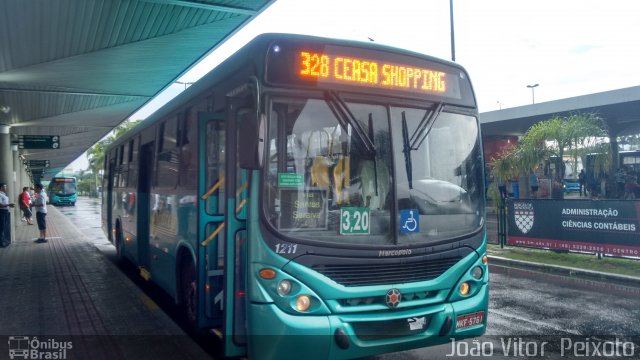 Transporte Coletivo Estrela 1211 na cidade de Florianópolis, Santa Catarina, Brasil, por João Vitor  Peixoto. ID da foto: 3984683.