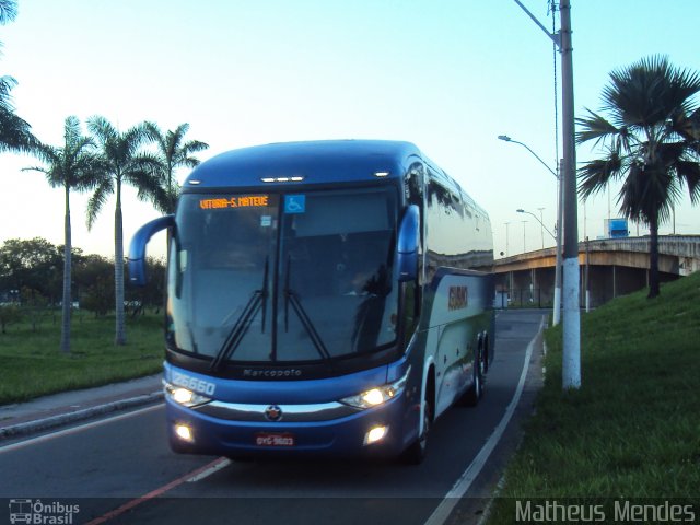 Viação Águia Branca 26660 na cidade de Vitória, Espírito Santo, Brasil, por Matheus Mendes. Número da foto: #3984526.